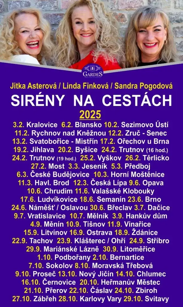 SIRÉNY NA CESTÁCH